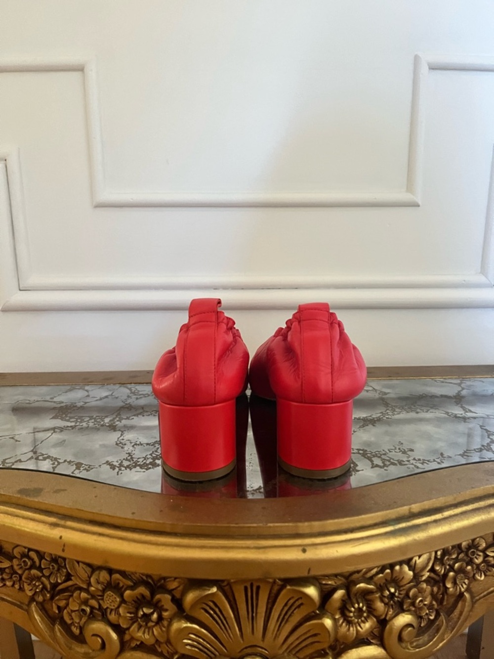 Everlane Red Day Heels - Picture 4 of 7